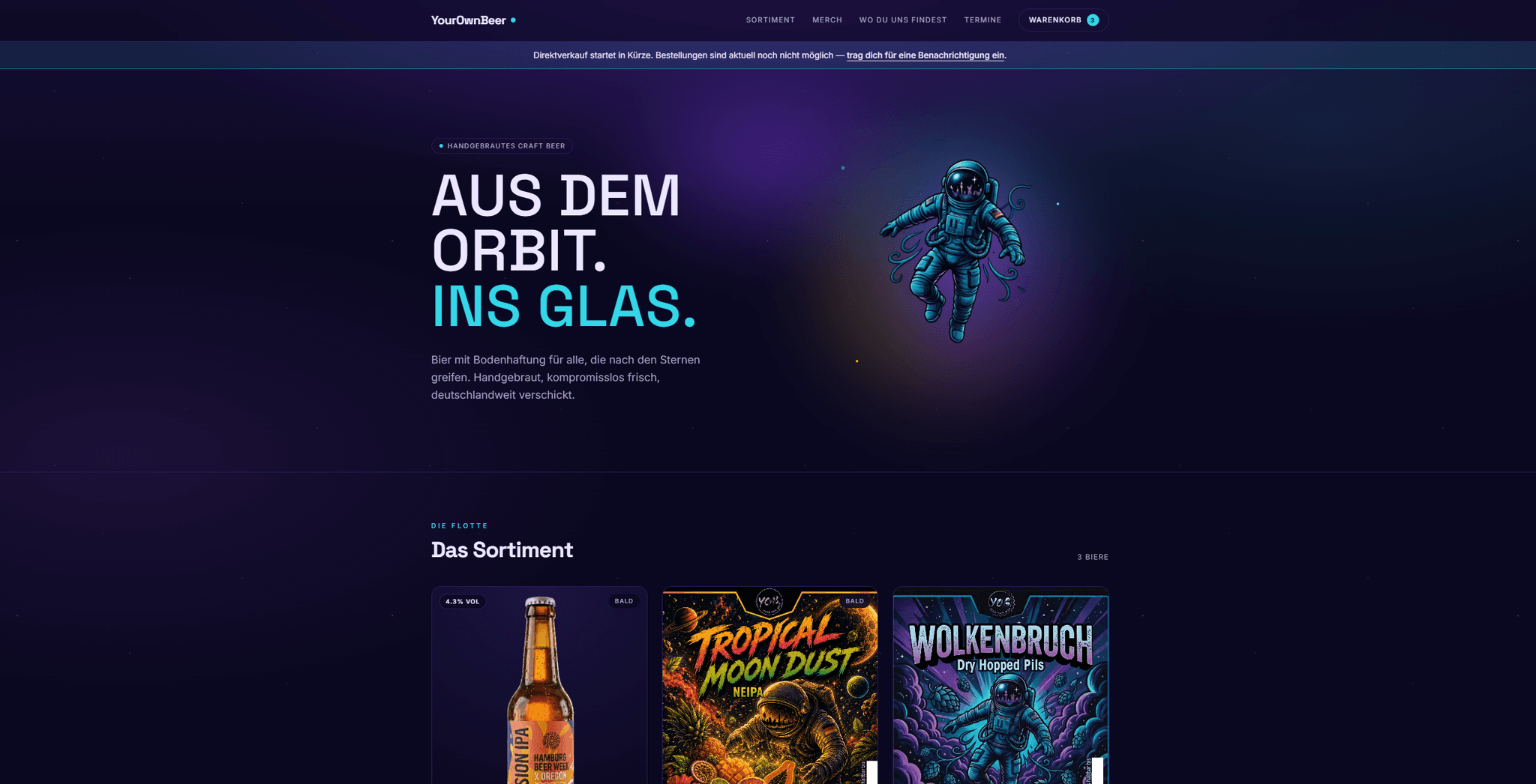 Der YourOwnBeer-Shop